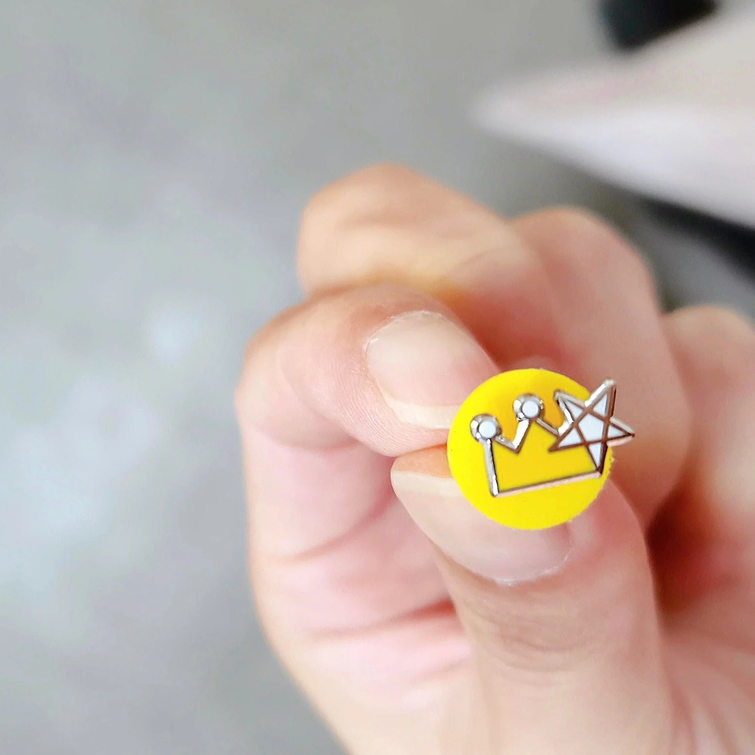 BTS Suga Agust D BTS Mini Board Filler Pin Concert Tour — Twinkie